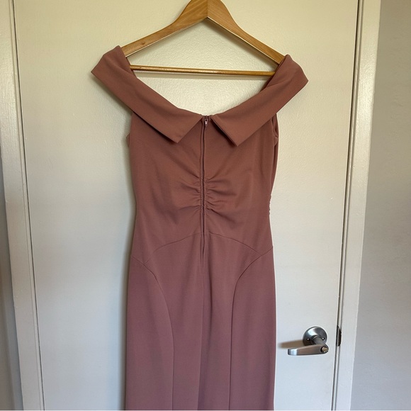 Dusty Mauve Emerald Sundae Bridesmaid Dress Size M - Picture 3 of 10